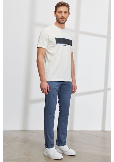 AC&Co / Altınyıldız Classics Erkek Petrol Slim Fit Dar Kesim 5 Cep Armürlü Esnek Pantolon 001 AC&Co / Altınyıldız Classics Erkek Petrol Slim Fit Dar Kesim 5 Cep Armürlü Esnek Pantolon 001