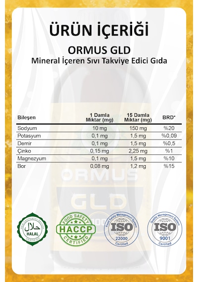 Gökçek Şifa Ormus Gld 100 ML