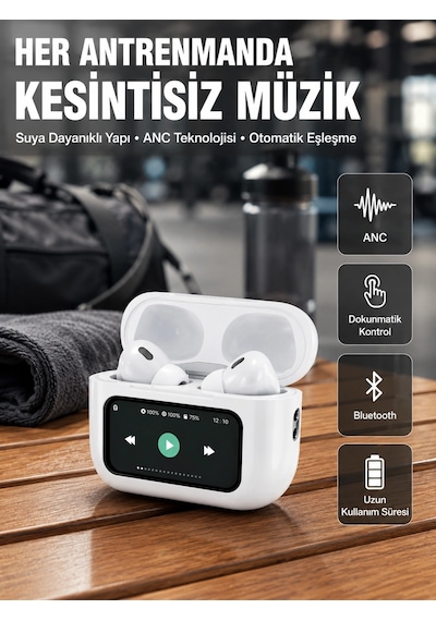 Zenvia Otomatik Bağlantılı Bluetooth Kulaklık Anc Özellikli Su Ve Ter Dayanıklı Yeni Nesil Znv2026
