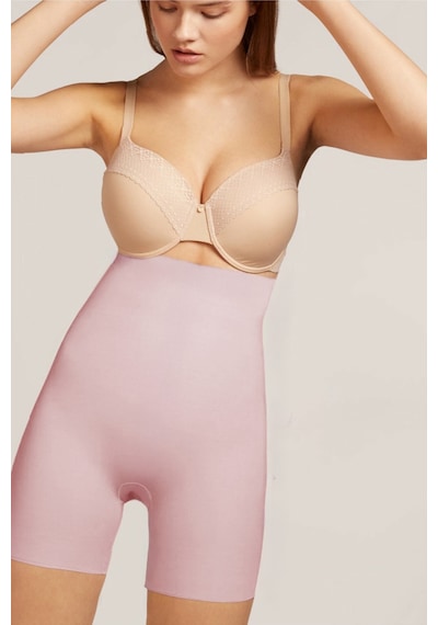 Mistirik Porfy Model Etkili Lazer Kesim Paçalı Iz Yapmaz Şort Korse Açık Pembe Renk Açık Pembe
