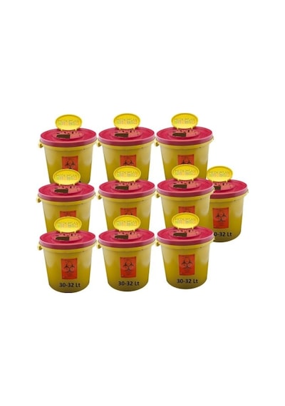 Atık Kovası 30-32 Lt 10 Adet, Atık Kutusu 30-32 Lt 10