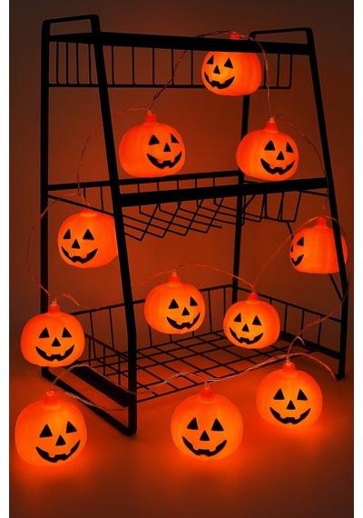 Beysüs Cadılar Bayramı Halloween 10lu Balkabağı Led Işık