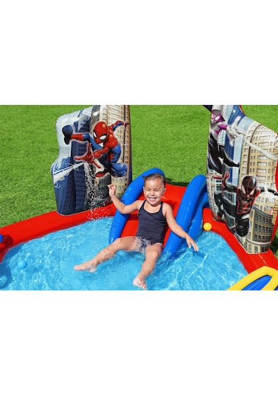 Bestway Spider Man Şişirilebilir Oyun Merkezi 2,11 M X 2,06 M X 1 Çok Renkli