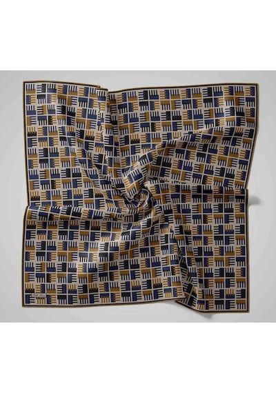 Silk Home Yaz Esintisi Eşarp 150001-12 Lacivert, Zeytin Kahve, Gri