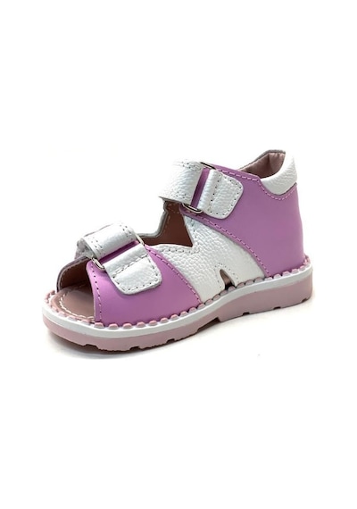 Tuğba Ortopedi 2356 Kız Bebe Korseli Sandalet Lila/beyaz Beyaz - Lila