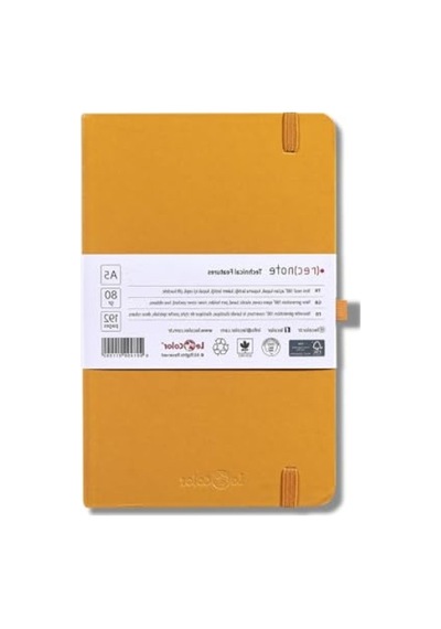 13x21 Cm Çizgili Defter - Tarihsiz, Turuncu Renk 124-Pembe