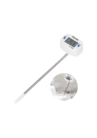 Primex Px-60 Digital Mutfak Termometresi, Yemekler İçin Dijital Termometre, Paslanmaz Çelik Sıcaklık Ölçer