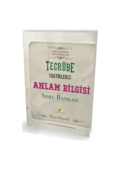 Pelikan Yayınevi Tecrübe Taktiklerle Anlam Bilgisi Soru Bankası