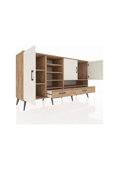 Hyperion Konsol 8 Raflı 2 Çekmeceli 3 Kapaklı 176x44x99 Çam-aytaş Çam-aytaşı/çam Hyperion Konsol 8 Raflı 2 Çekmeceli 3 Kapaklı 176x44x99 Çam-aytaş Çam-aytaşı/çam