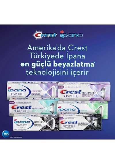 İpana 3 Boyutlu Beyazlık Luxe Perfection Diş Macunu 2x75 ml