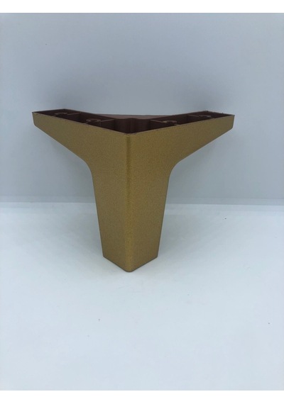 Karakoçaksesuar Plastik,10x12x12 Cm Gold Koltuk,Baza,Mobilya Ayağı (4 Adet)