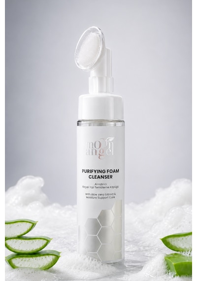 Purifying Foam Cleanser Fırçalı Yüz Temizleme Köpüğü Aloe Vera Özlü Temizleyici 150 Ml