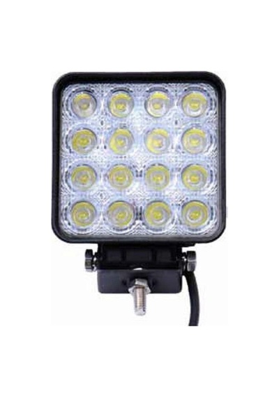 Kare Çalışma Lambası 16 Ledli 48 Power Led Beyaz - 92