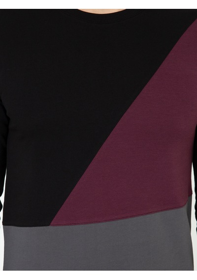 Siyah Slim Fit Sweatshirt