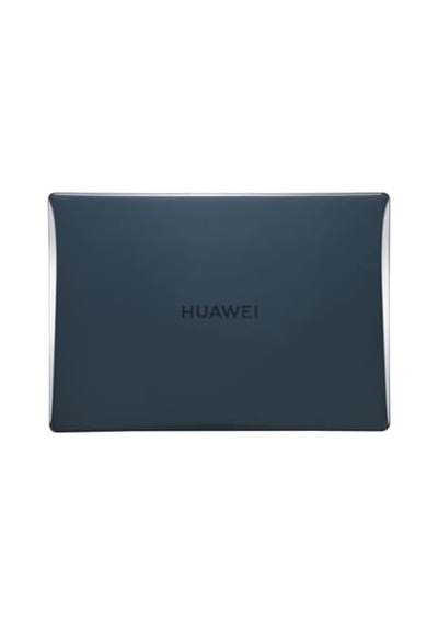 Matebook X Pro 14 Kılıf Uyumlu Kristal Parlak Şeffaf Sert Hard Case İnce Hafif Parmak İzi Bırakmaz Koruma 2022-2024 Siyah