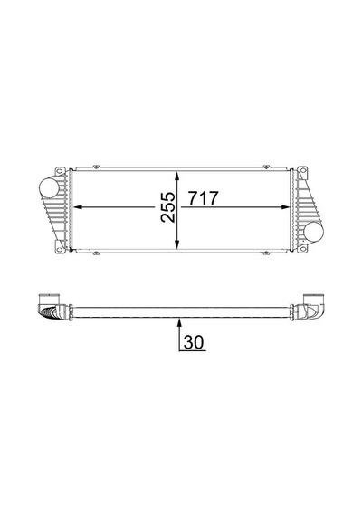 Mercedes Sprinter 213 Cdi Turbo Radyatoru 2001-2006 Mahle Cı18000s