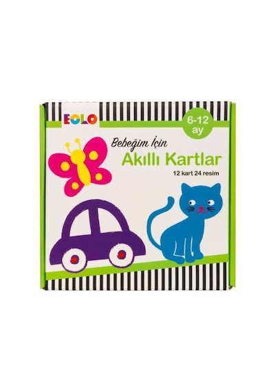 6-12 Ay Bebeğim İçin Akıllı Kartlar (Eolo Yayınları)