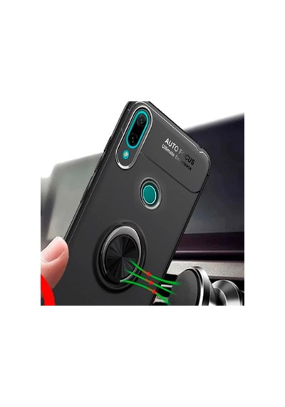 Microcase Huawei Y7 2019 Focus Serisi Yüzük Standli Kilif 446602615