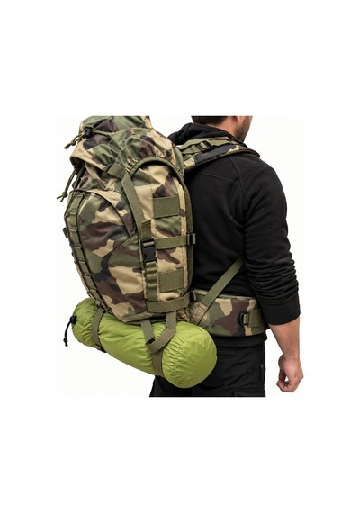 Su Geçirmez Outdoor Sırt Çantası - Dağcı Çantası - Savage Ventura 60lt- Kamuflaj Çok Renkli