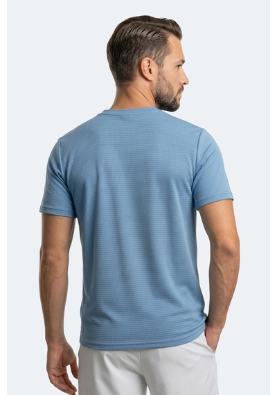 Slazenger Hıjack I Erkek Mavi Tişört