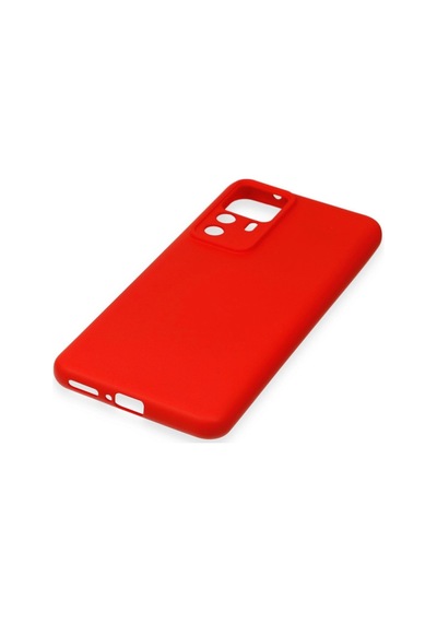 Xiaomi Mi 12t Pro Kılıf Nano İçi Kadife Silikon - Kırmızı -