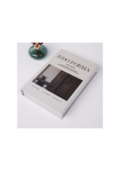 Kitap Görünümlü Dekoratif Kutu, İskandinav Tarzı Kitap Şeklinde Saklama Kutusu Ludo - Bgadekkutuludo