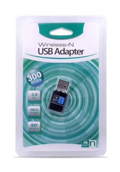 Usb Adaptör Alıcı Kablosuz Wifi Adaptör Mini 300 Mbps Realtek Rtl8192eu Chipset