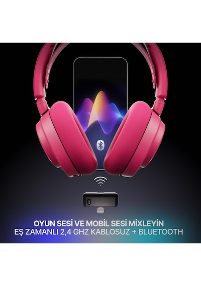 Steelseries Arctis Nova 7 Gen 2 Wireless Oyun Kulaklığı - Magenta Steelseries Arctis Nova 7 Gen 2 Wireless Oyun Kulaklığı - Magenta