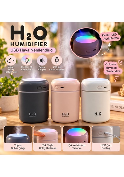H2o Mini Usb Hava Nemlendirici