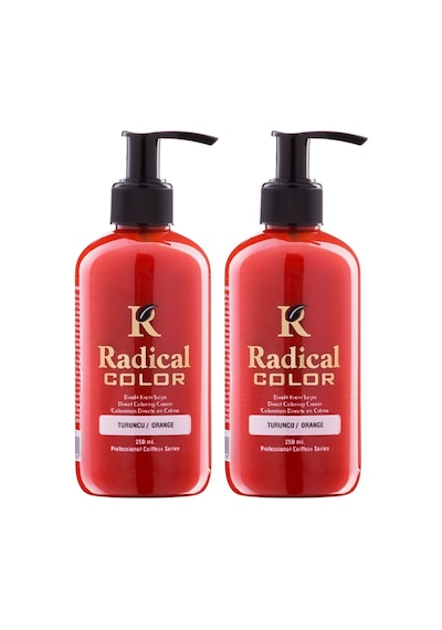 Radical Color New 25/orange Amonyaksız Su Bazlı Saç Boyası 250 Ml 2 Adet Turuncu