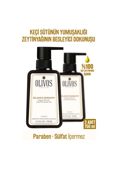 Doğal Zeytinyağlı Keçi Sütlü Banyo Ve Duş Jeli Keçi Sütü Zeytinya Avakado