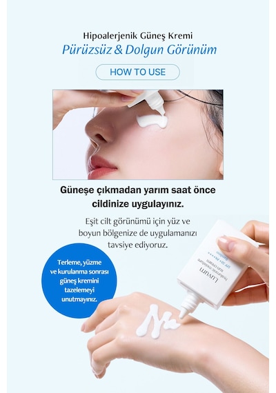 Luvum Bambu Özü ve Bitkisel Hyalüronik Asit içeren Nemlendirici Güneş Kremi Luvum Bamboo Sun