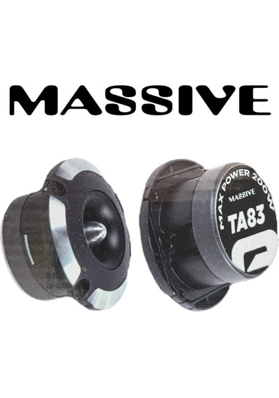 Massive Ms-ta83-çifti 400w Max-çifti 200w Rms -kaliteli Profesyonel 10 Cm Spl Dome Twetter