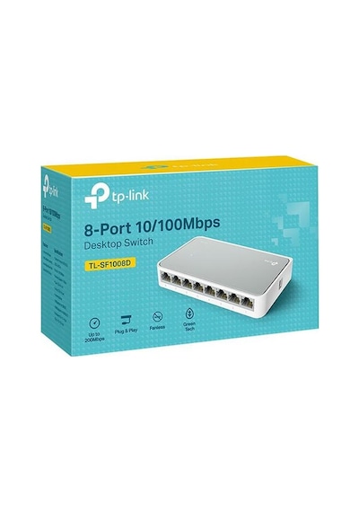 TP-Link Tl Sf1008D 10/100 8 Port Ethernet Switch %60 Tasarrufu
