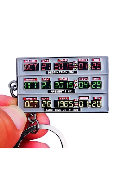 Schulzz Back To Future Geleceğe Dönüş Sayaç Ekran Anahtarlık