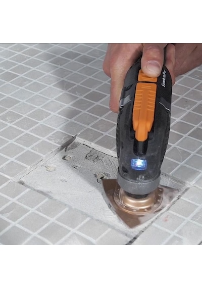 Worx Wa4966 Çok Amaçlı Raspalama Makinası İçin 75x75mm Karbür Kaplama Harç, Boya, Yapıştırıcı Universal Zımpara Başlığı Fr Wa4966