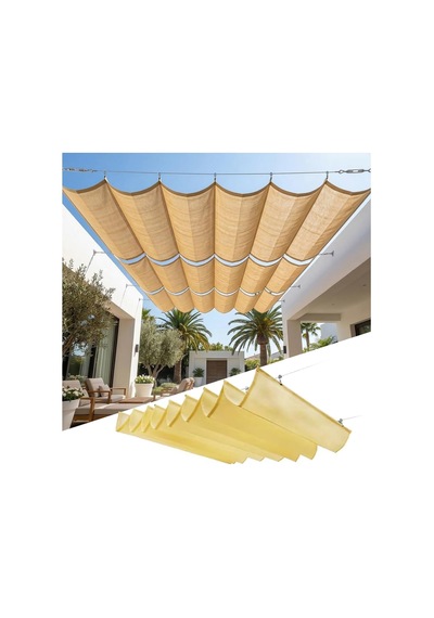 Tr Teleskopik U Şekilli Güneşlik, Geri Çekilebilir Pergola Tente, Uv Dayanıklı Hdpe Örgü Branda, Bahçe, Kafe Ve Diğer Tr Teleskopik U Şekilli Güneşlik, Geri Çekilebilir Pergola Tente, Uv Dayanıklı Hdpe Örgü Branda, Bahçe, Kafe Ve Diğer