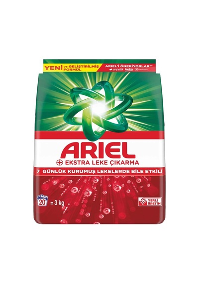 Ariel Oxi Ekstra Hijyen 3kg 20 Yıkama - 4 Adet Tarı