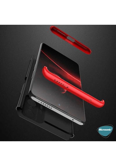 Microsonic Xiaomi Mi 11T Pro Kılıf Double Dip 360 Protective
