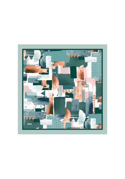 Arancia Yeşil 90x90 Pure Touch Eşarp Yeşil Yeşil