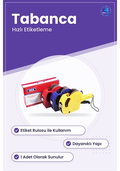 Etiket Makinesi Fiyat Etiketleme Tabancası Mağaza Market Ofis Kul