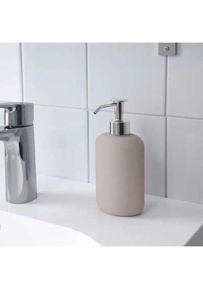 Ikea Ekoln Sıvı Sabunluk 300 Ml 4 X 8 X 18 Cm Bej