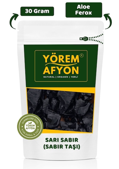 Yörem Afyon Anadolu Nun Kadim Mirası Halk Hekimliğinin Sessiz Kahramanı Sarı Sabır Sabır Taşı Aloe Ferox 30g