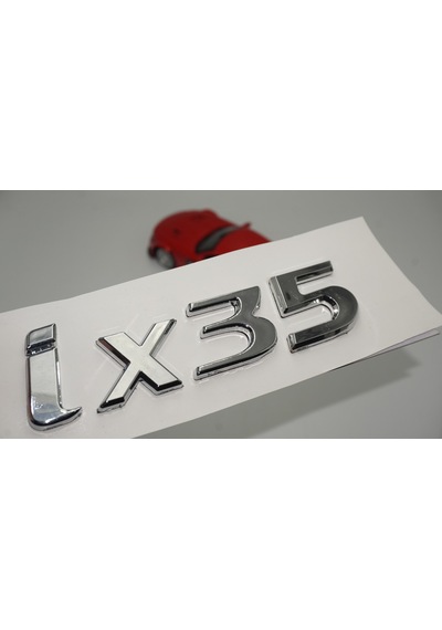 Hyundai İX35 Bagaj 3M 3D Krom ABS Logo Amblem