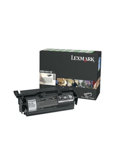Lexmark X651H11E/X651 Yüksek Kapasiteli Siyah Toner