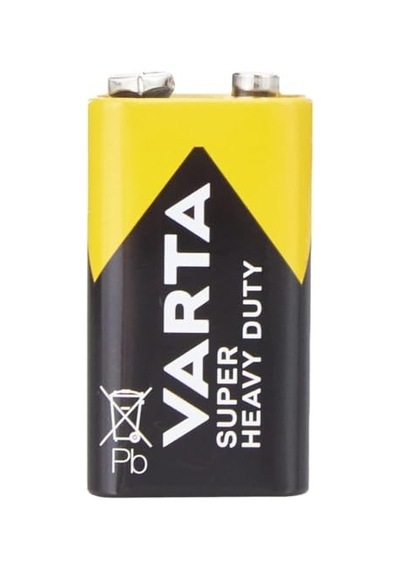 Varta Super Heavy Duty 9v Pil - 4'lü Ekonomik Paket