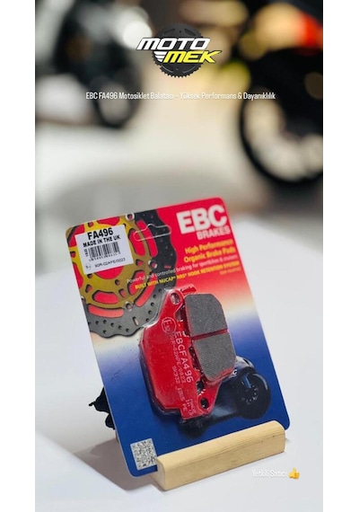 Honda 750 Integra Scooter Arka 14-18 Ebc Fa496 Motosiklet Balatası Yüksek Performans & Dayanıkl