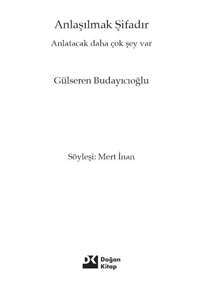 Anlaşılmak Şifadır Doğan Kitap