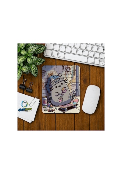 Pusheen Baskılı Oyuncu Mousepad 0245