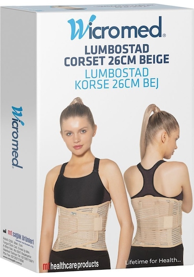 Wicromed Korse Lumbostad 26cm Bej Xxxl